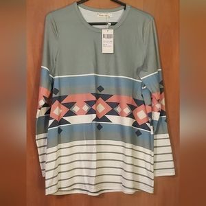 Southern Stitches Aztec Top